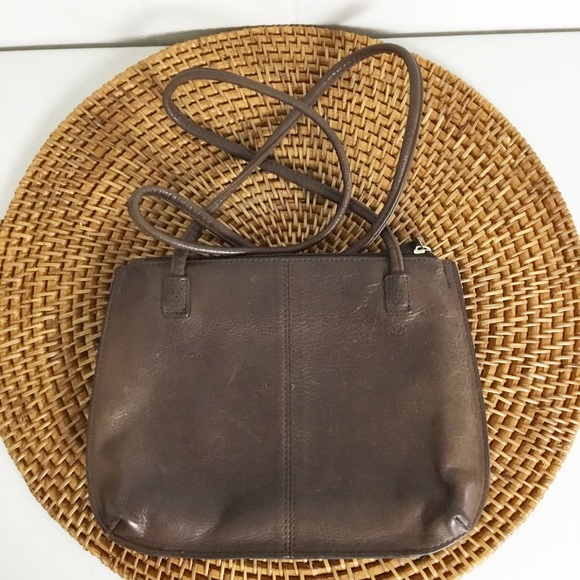 Vintage Fossil Brown Crossbody Bag Purse Y2K - Picture 4 of 4